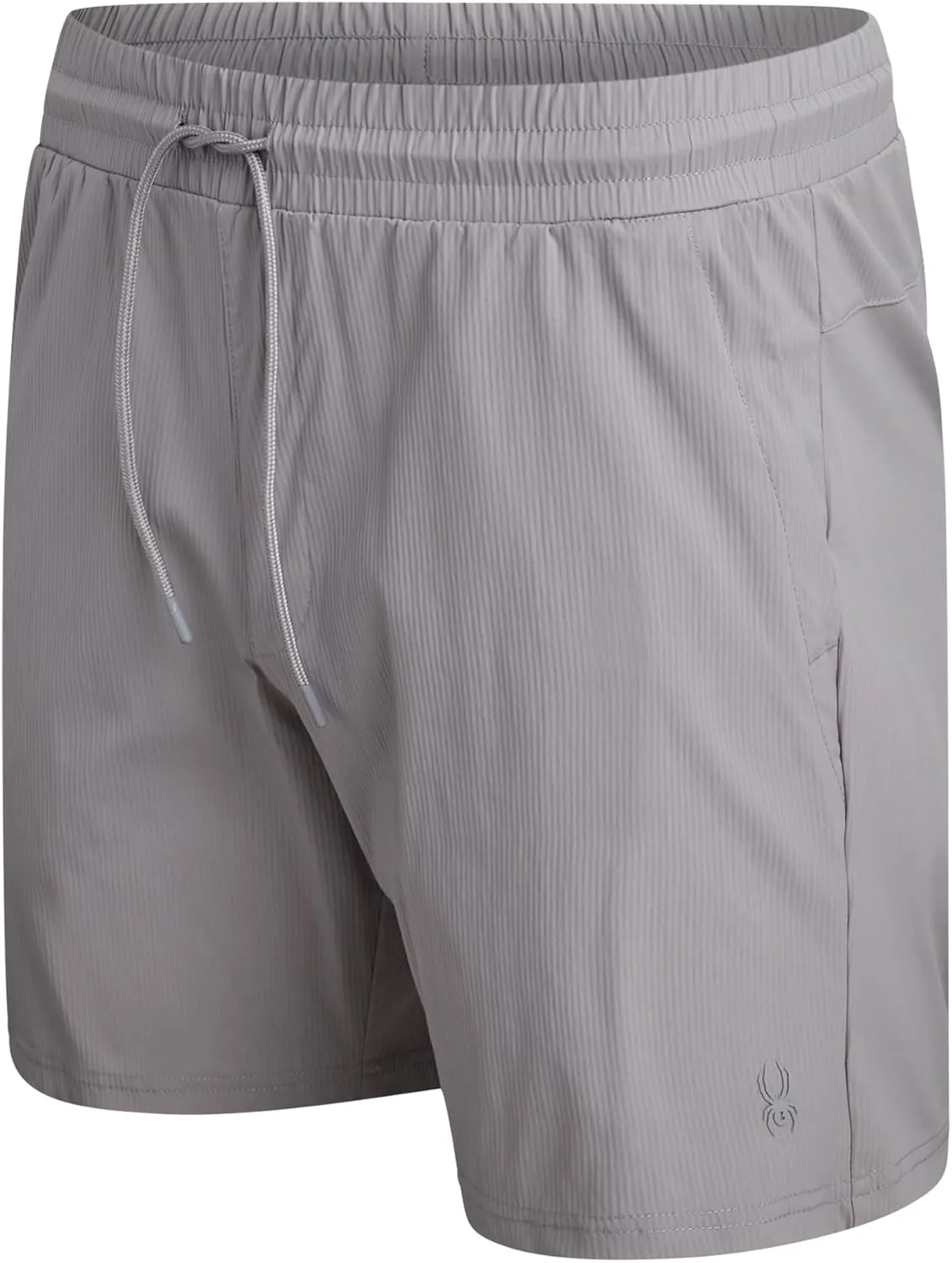 Spyder Mens Athletic Shorts - Quick Dry 8'' Inseam Workout Gym Shorts for Men with Zip Pockets and Drawstring (Sizes: S-XL)