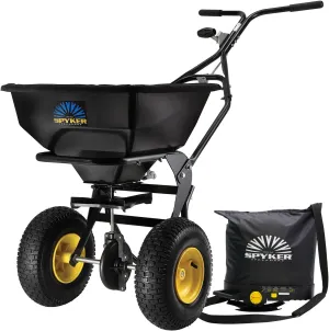 Spyker All Season Spreader Kit: Ergo-Pro 50 Pound Broadcast Spreader with 25 Pound Bag Spreader