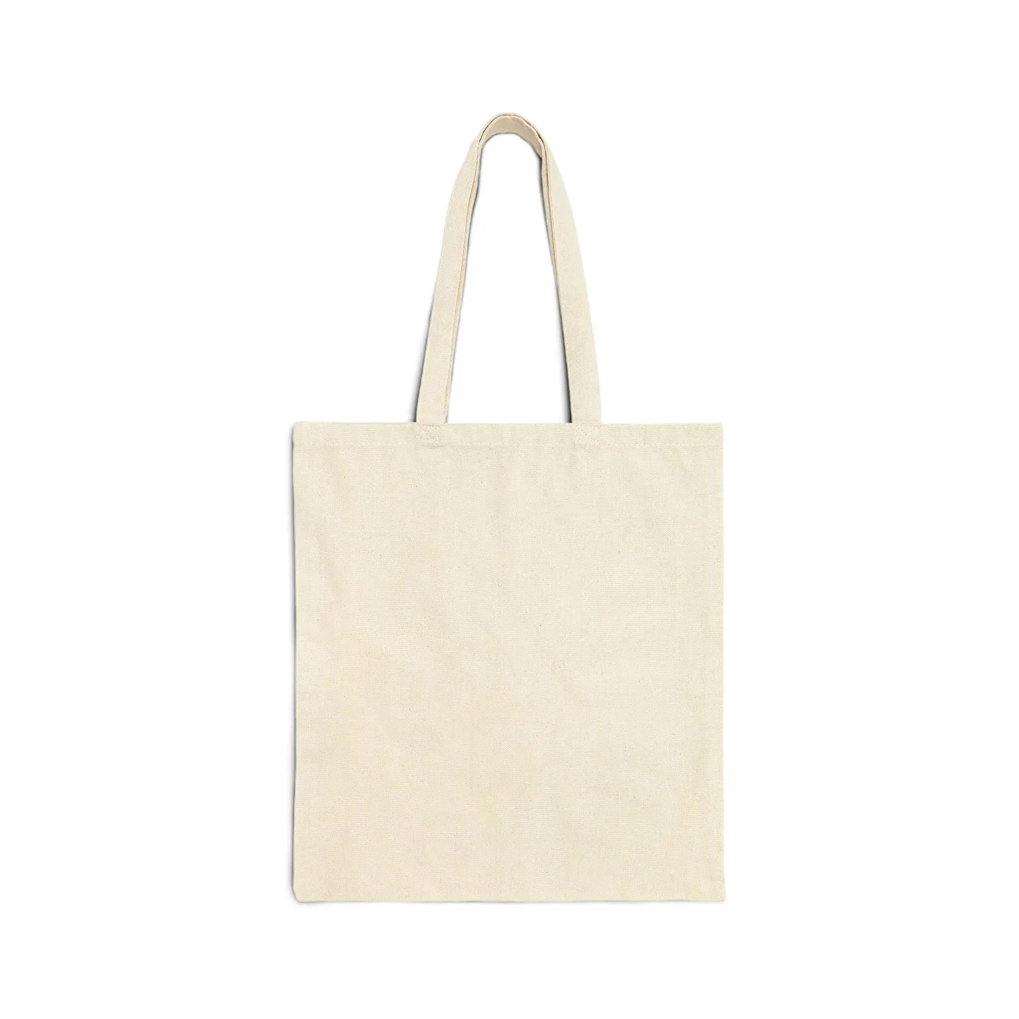 Stained Glass Polar Bear Cotton Canvas Tote Bag