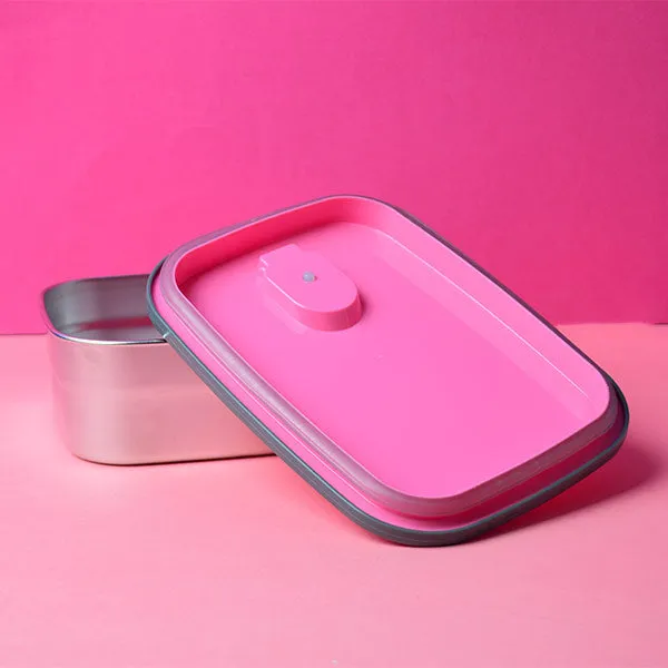 Stainless Steel Insulated Vacuum Seal Leak Proof Large Size Lunch Box.(Price For 1 Piece)