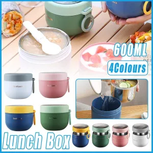 Stainless Steel Lunch Box Thermos Insulated Food Container for Soup and Hot Meal