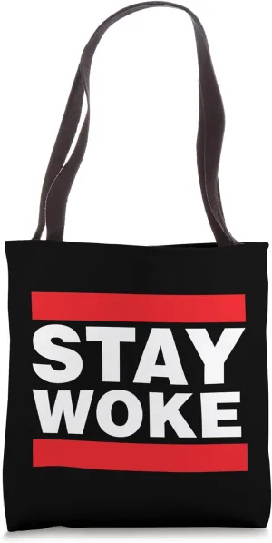 Stay Woke Cool New Year's Eve Celebration Costume Tote Bag