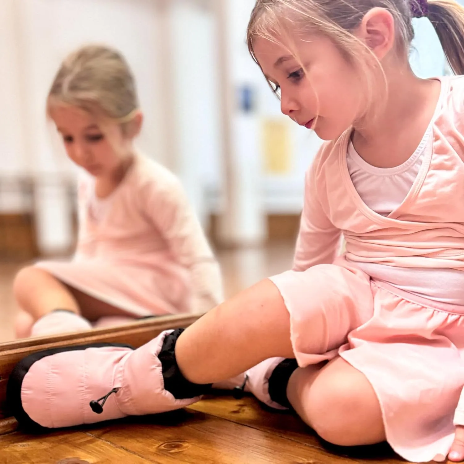 Stelle Girls Ballet Warm Up Booties Dance Slipper Boots Ballerina Elastic Shoes