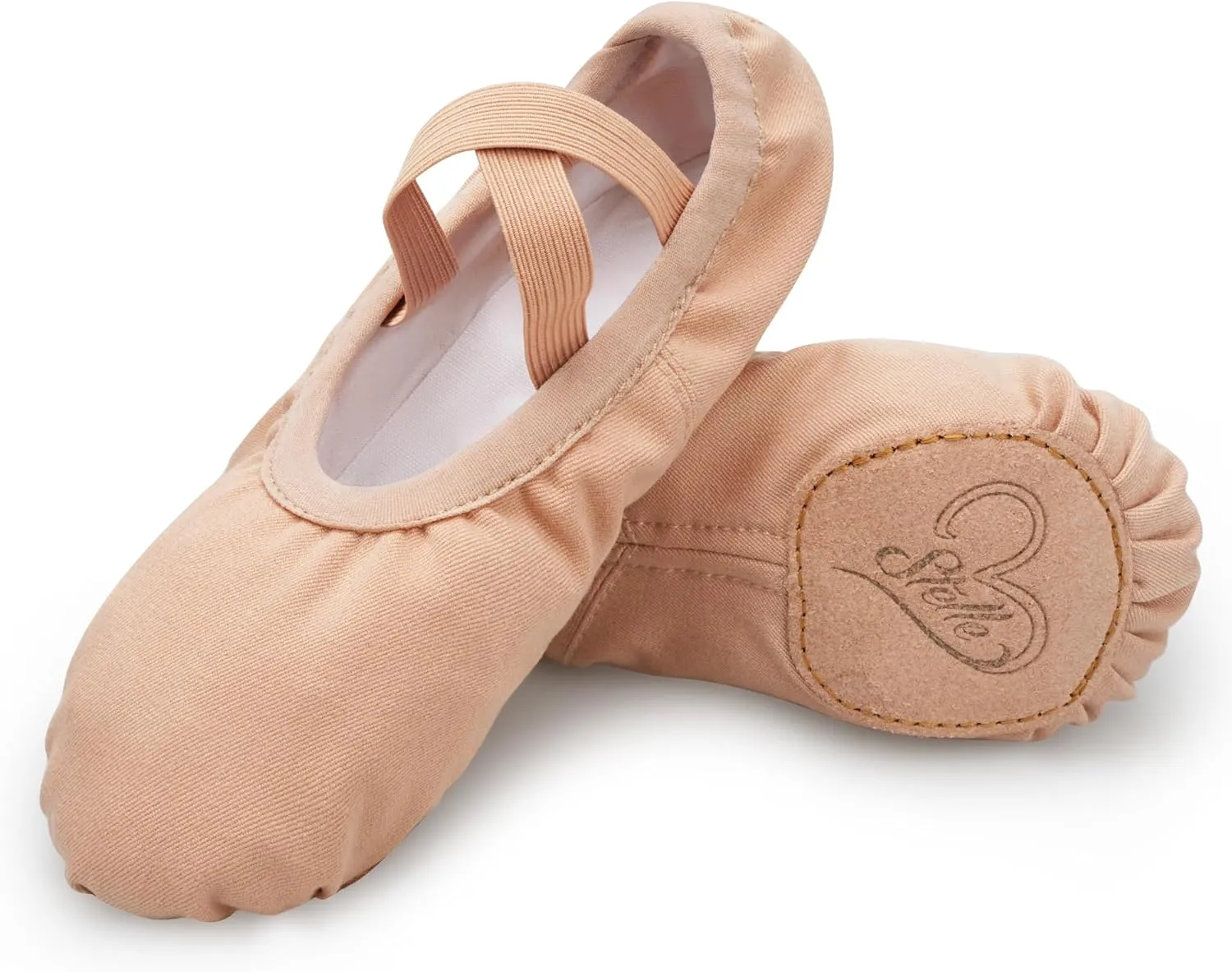 Stelle Women Ballet Shoes Highly Stretch Canvas Dance Slipper Yoga Shoes for Girls/Adults