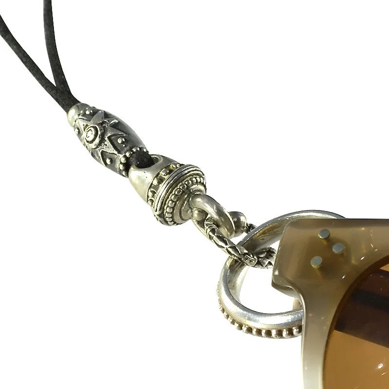 Sterling Silver Star Eye Glass Holder