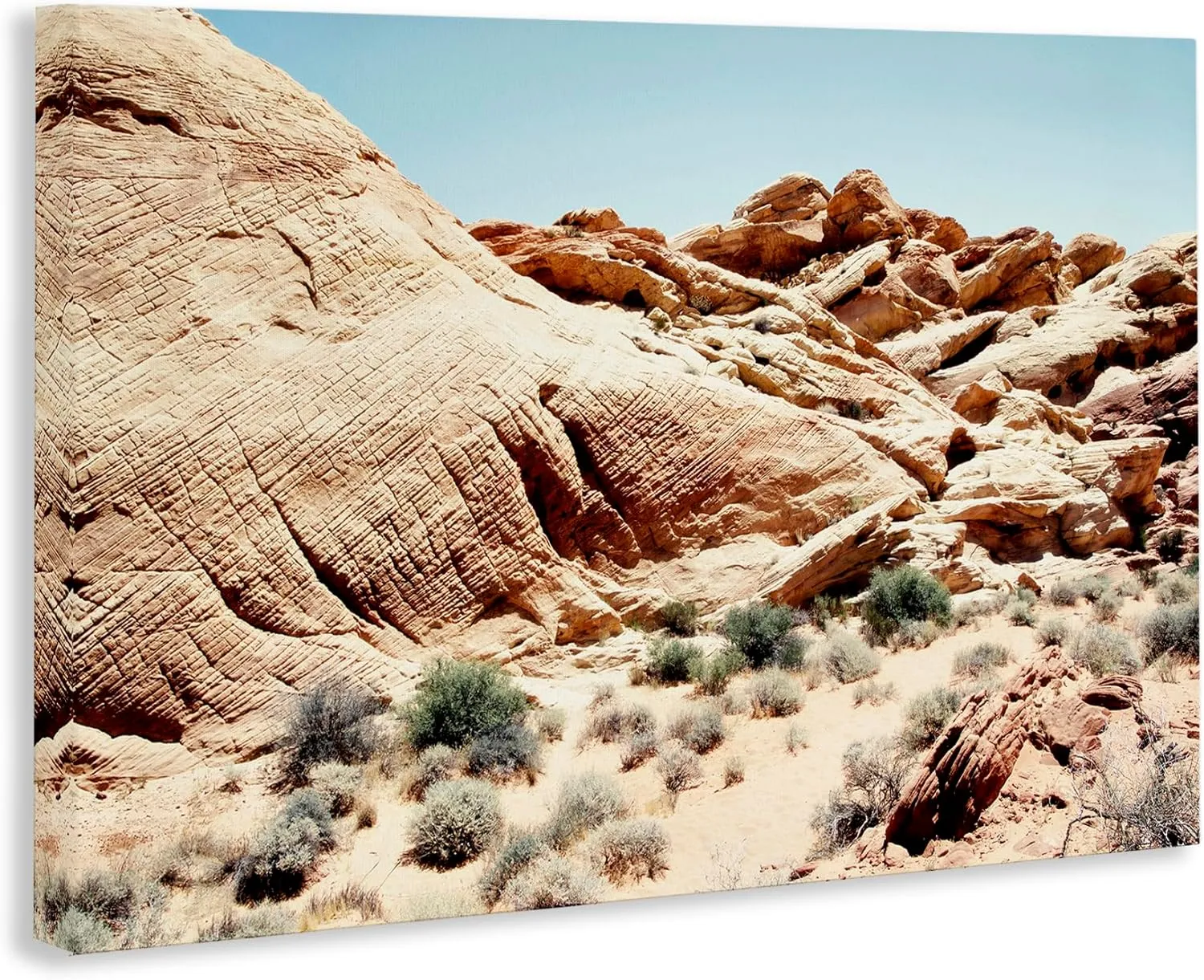 Stupell Industries Arid Desert Scenery Canvas Wall Art Design by Debbie O'dell, 45 x 30