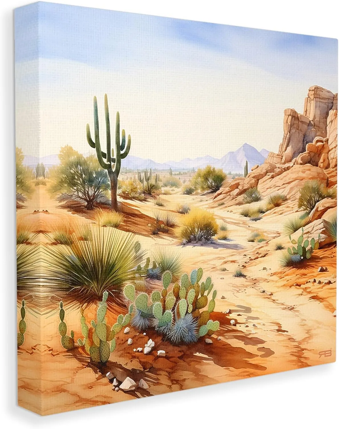 Stupell Industries Scenic Desert Plateau Canvas Wall Art by RB