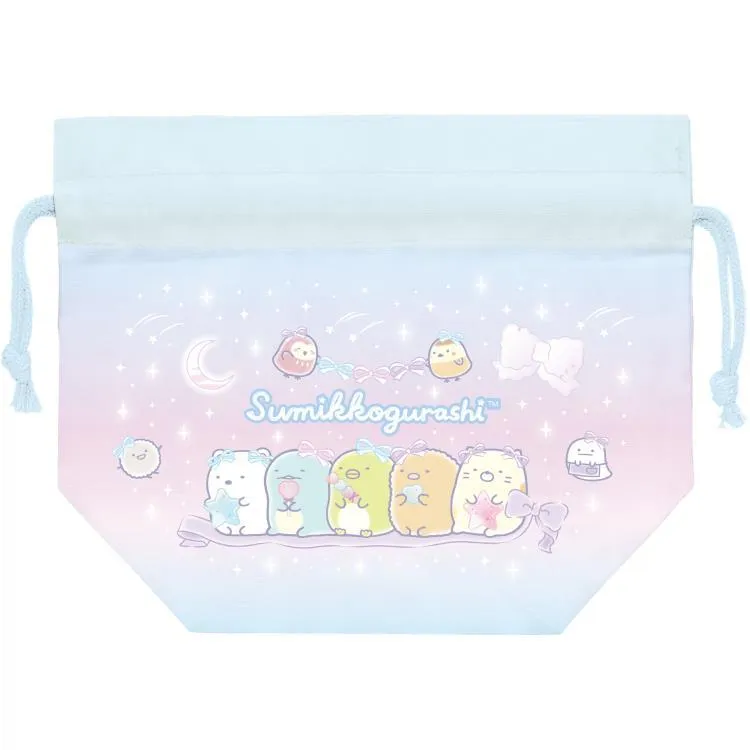 [Sumikko Gurashi] Lunch Kinchaku Pouch San-X Official Japan 2024
