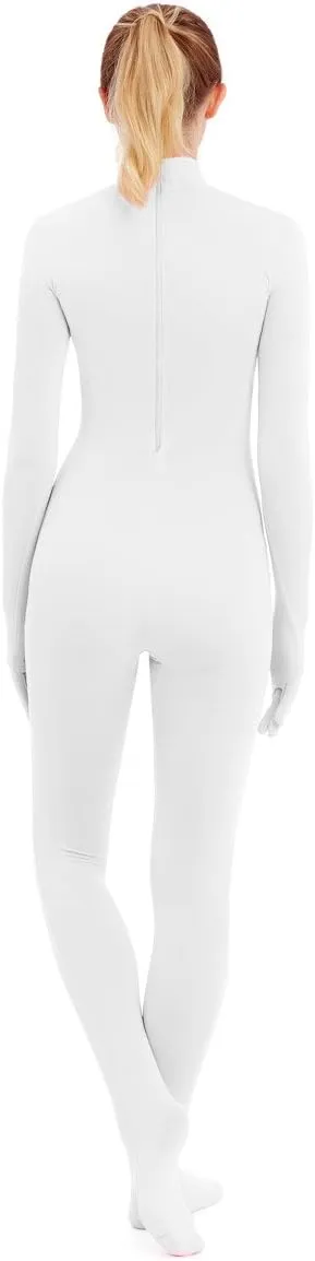 SUPRNOWA Full Body Unitard Turtleneck Spandex Footed/Footless Long Sleeve Unisex