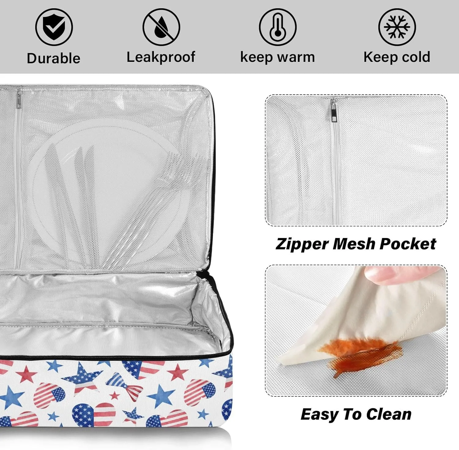 susiyo Hand Drawn Ribbon Bows Insulated Casserole Carriers for Hot or Cold Food,Casserole Dish Bag Carrying Case,Food Carrier Warmer Container Bag For Travel Picnic. Pioneer Woman Kitchen Stuff