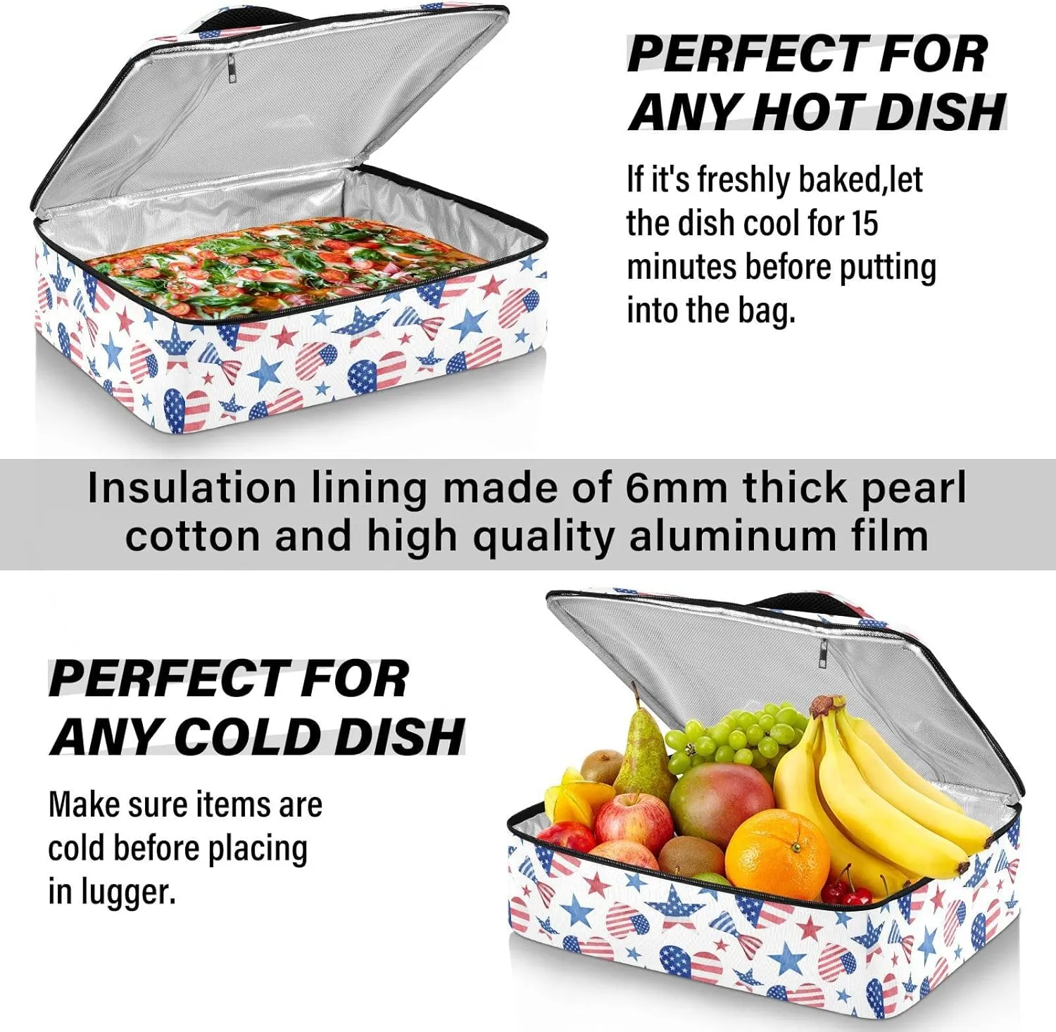 susiyo Hand Drawn Ribbon Bows Insulated Casserole Carriers for Hot or Cold Food,Casserole Dish Bag Carrying Case,Food Carrier Warmer Container Bag For Travel Picnic. Pioneer Woman Kitchen Stuff
