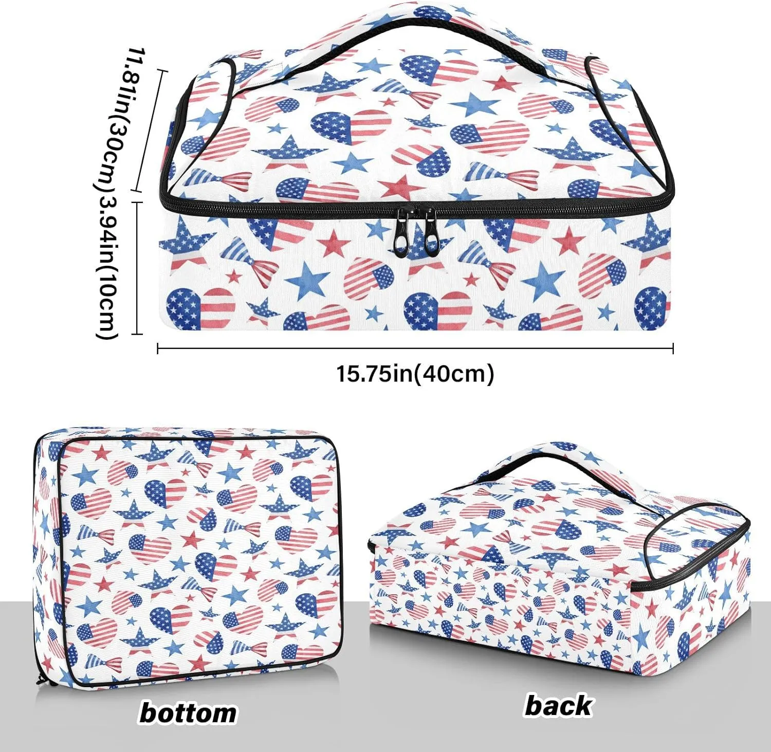 susiyo Hand Drawn Ribbon Bows Insulated Casserole Carriers for Hot or Cold Food,Casserole Dish Bag Carrying Case,Food Carrier Warmer Container Bag For Travel Picnic. Pioneer Woman Kitchen Stuff