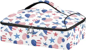 susiyo Hand Drawn Ribbon Bows Insulated Casserole Carriers for Hot or Cold Food,Casserole Dish Bag Carrying Case,Food Carrier Warmer Container Bag For Travel Picnic. Pioneer Woman Kitchen Stuff