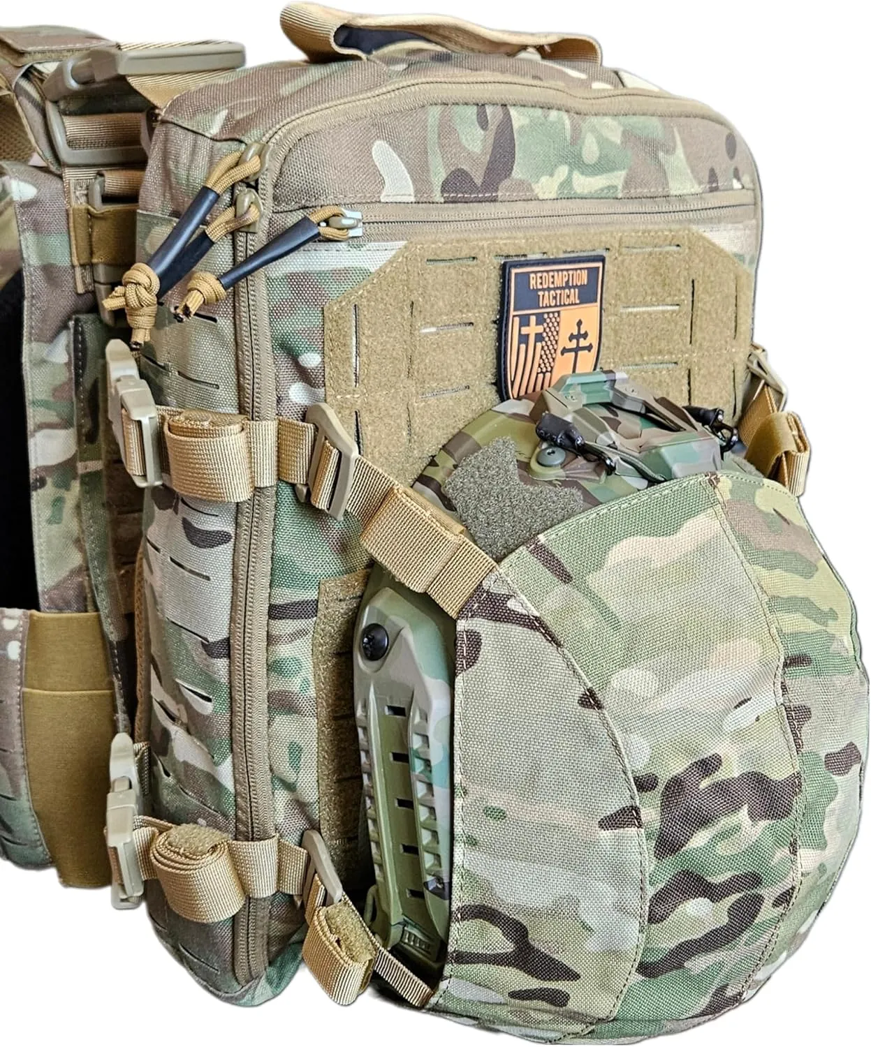 Tactical Airsoft Helmet and Gear Deployment Backpack