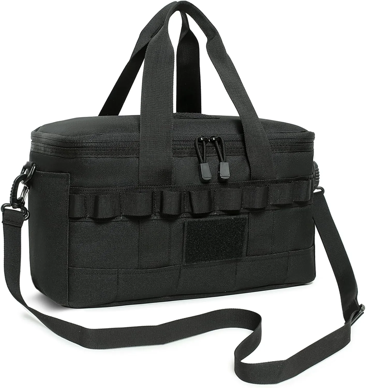 Tactical Lunch Box for Men, 14L Insulated Thermal Lunchbox, Heavy Duty Lunch Bag Leakproof Waterproof Cooler Bag with Detachable Molle Duffle Bags for Women Gym Outdoor Beach Camping Fishing