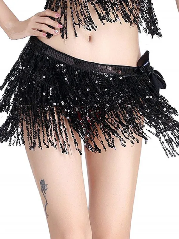 Tassel Hip Scarf Belly Dance Clothes