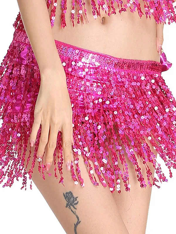 Tassel Hip Scarf Belly Dance Clothes