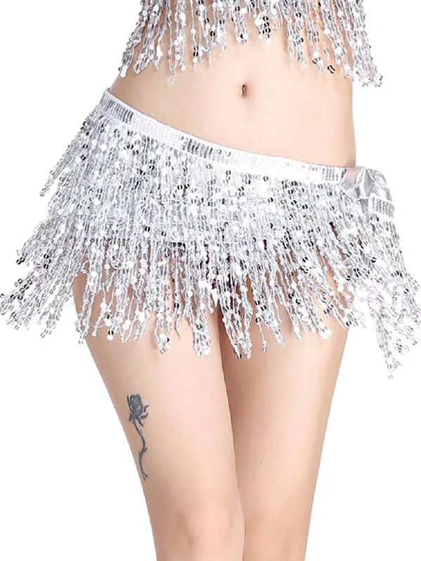 Tassel Hip Scarf Belly Dance Clothes