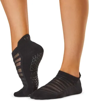 TAVI NOIR Women’s Savvy Non-Slip Socks - Grip Barre, Dance, Pilates, Yoga Socks, Large, Breeze