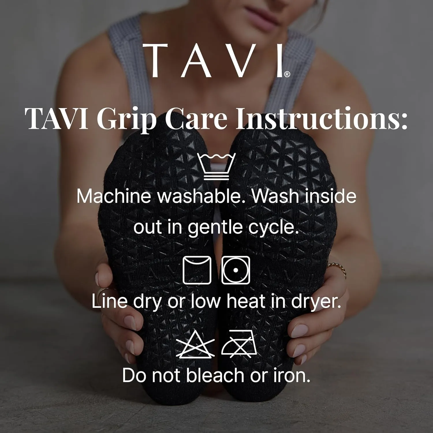 TAVI Women’s Savvy Grip Socks, Multi-Pack - Pilates Socks with Grips for Women, Slipper Socks for Pilates, Yoga, and Ballet
