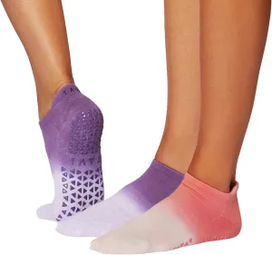 TAVI Women’s Savvy Grip Socks, Multi-Pack - Pilates Socks with Grips for Women, Slipper Socks for Pilates, Yoga, and Ballet