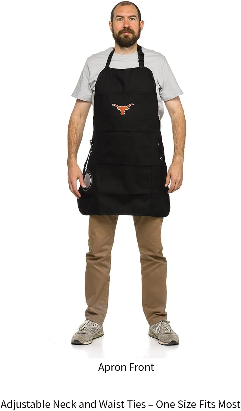 Team Sports America University of Michigan Grilling Apron | Bottle Opener and Insulated Beverage Holder | Adjustable Straps