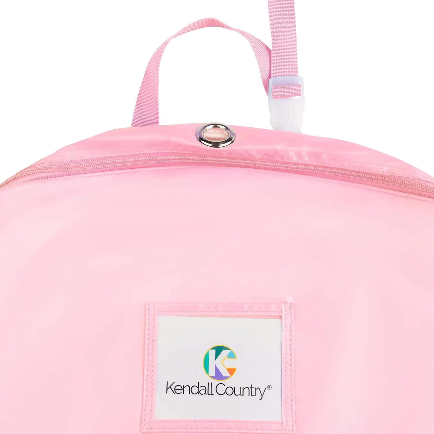 Teen Girl & Adult Tutu Garment Bag - 40 inch Pancake Tutu Bag, Dance Bag, Inner Straps, 3 in Gusset, Pockets, for Costume Skirt Travel, Storage, Ballerinas, Competitive Dancers, Cotton Candy