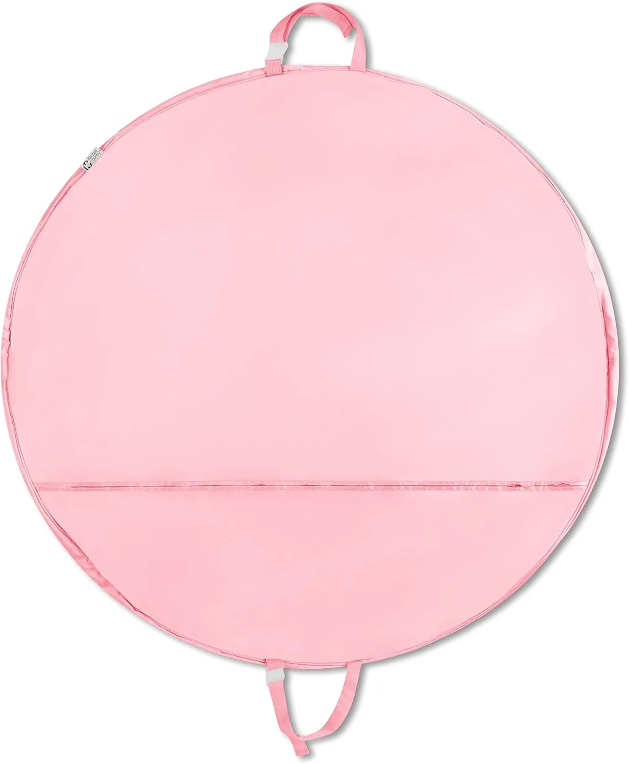 Teen Girl & Adult Tutu Garment Bag - 40 inch Pancake Tutu Bag, Dance Bag, Inner Straps, 3 in Gusset, Pockets, for Costume Skirt Travel, Storage, Ballerinas, Competitive Dancers, Cotton Candy