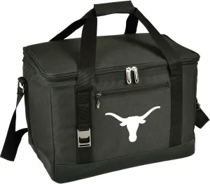 Texas University at Austin Licensed Longhorns Folding Insulated Leakproof Cooler for Lunch Picnic Camping Beach Park Day Trips - 46 Can Capacity Designed & Quality Approved in USA