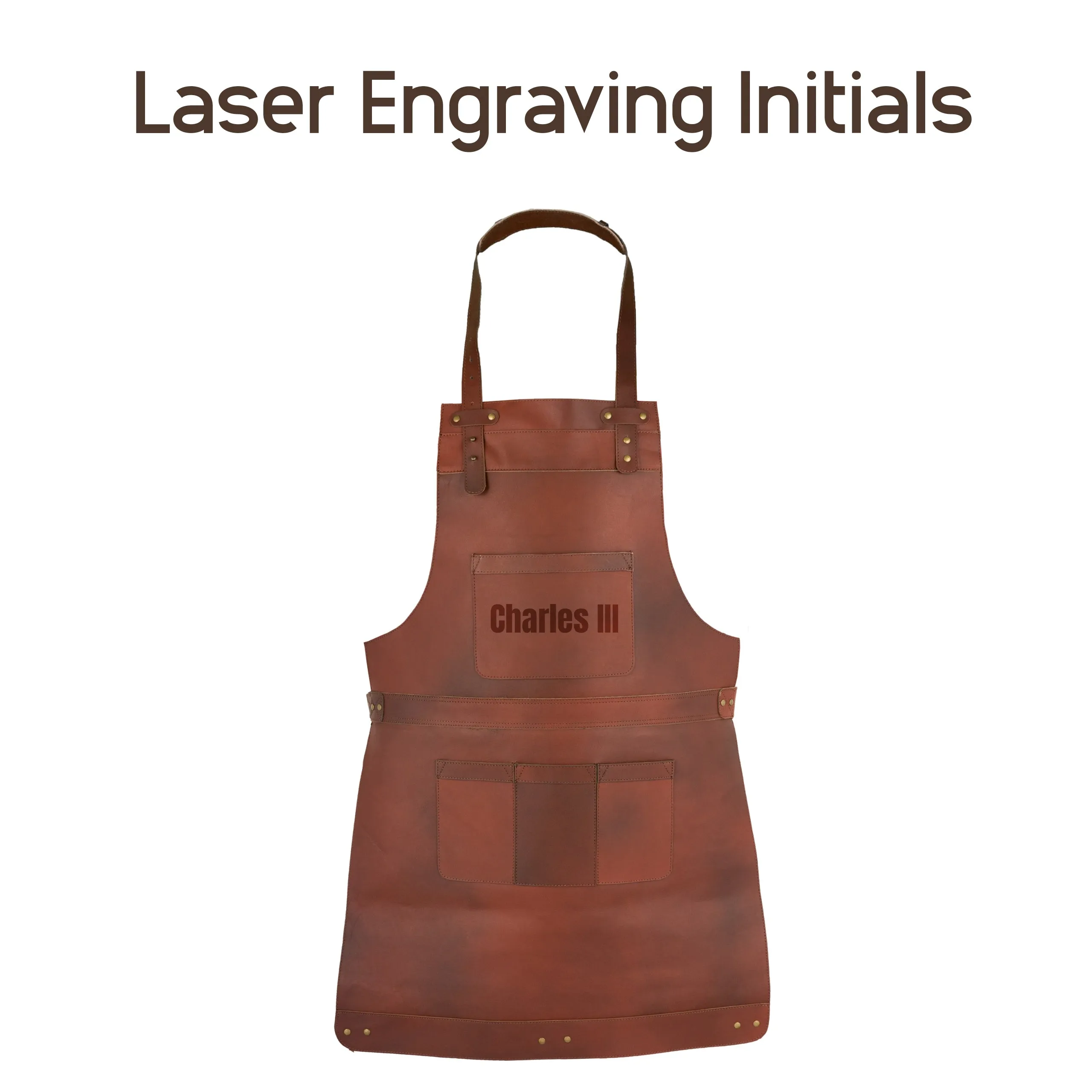 The Bedfordshire Brown Canvas Apron