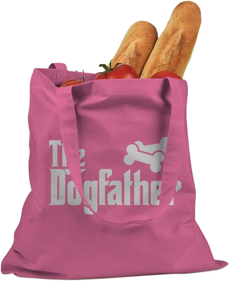 The Dogfather Cotton Canvas Tote Bag