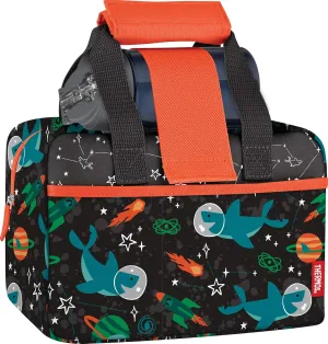 Thermos Funtainer Set, Space Party Bottle & Lunch Duffle Combo, 9.25 x 5 x 6.2, Model: N420060006