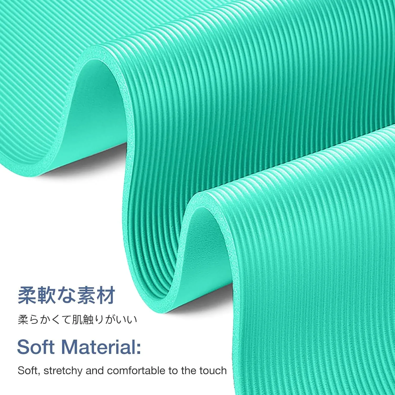 Thick Yoga Mat Non Slip, Large Size 72" L x 32" W x 0.6" TH, Premium Exercise & Fitness Mat with Carrying Strap and Bag, Workout Mats for Home