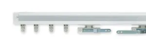 Track Only Assembled Set Cord or Hand Draw Complete Traverse Set (No Facia), Up to 8Ft Length (96")*