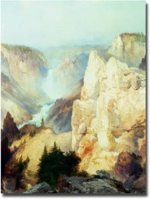 Trademark ART Thomas Moran Grand Canyon of Yellowstone Canvas Art, 18 by 24-Inch