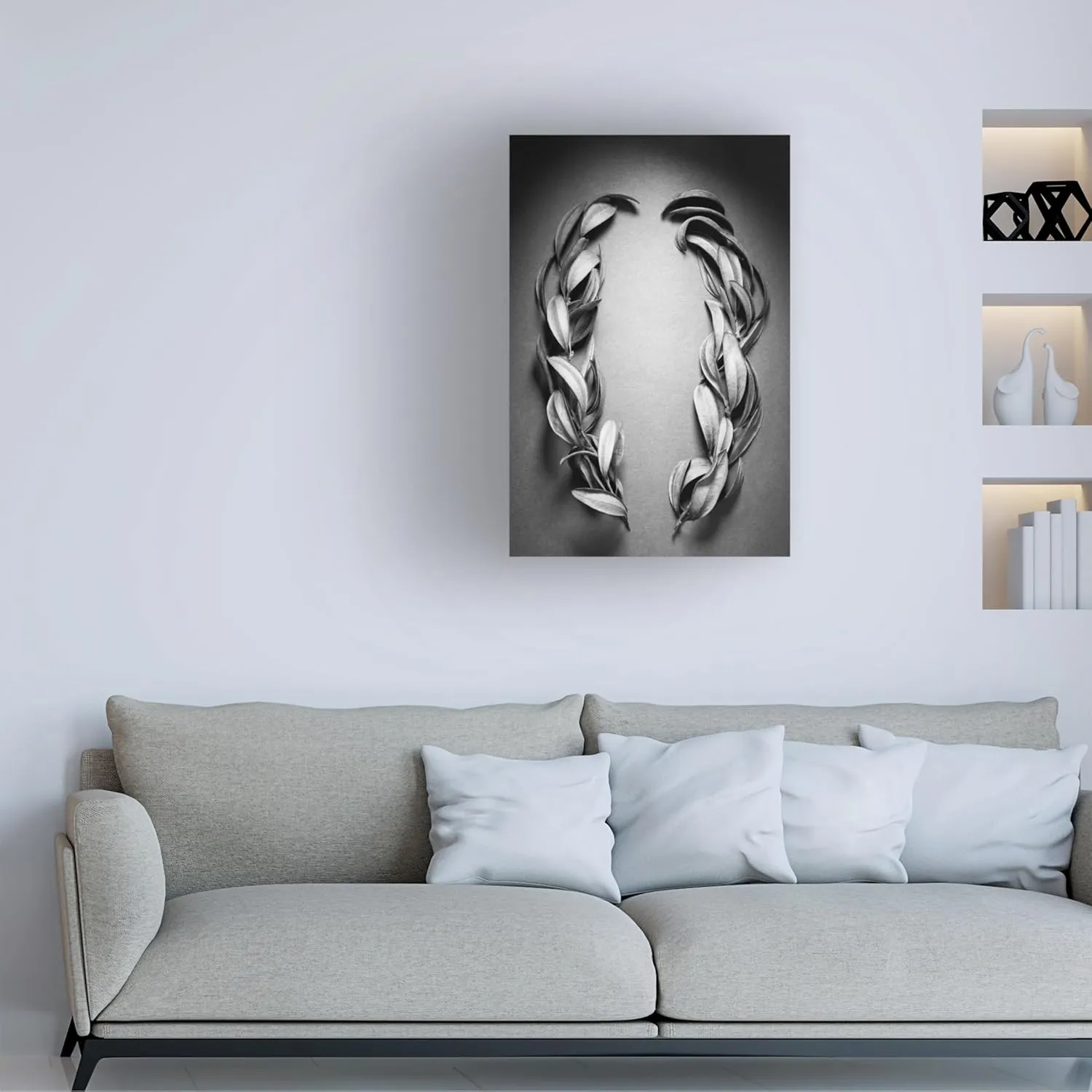 Trademark Fine Art Canvas Wall Art - Berry Rosenthal 'Brackets' Wall Art for Living Room, Bedroom, or Office Décor