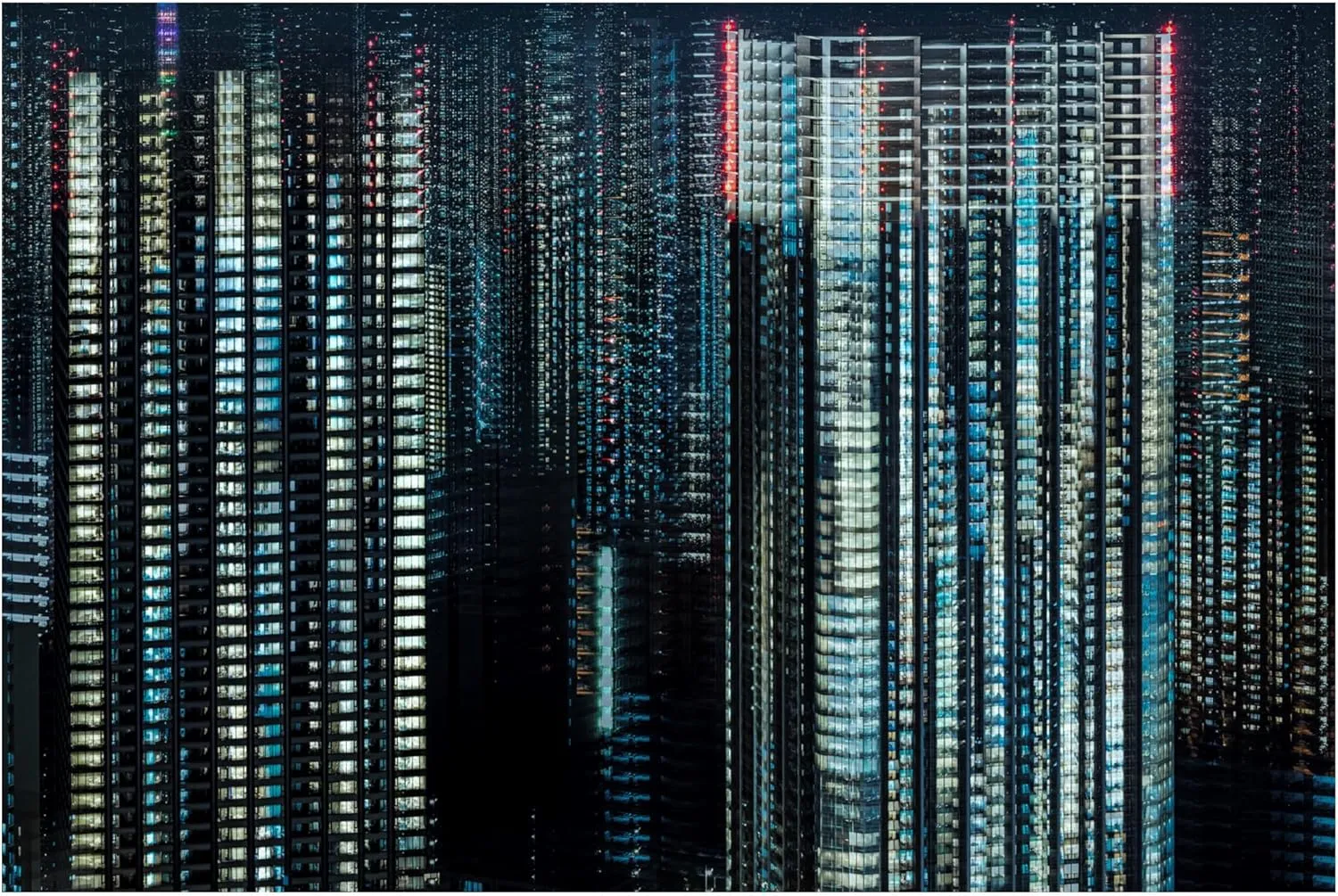 Trademark Fine Art Canvas Wall Art - Sasaki Makoto 'Tokyo Layers' Wall Art for Living Room, Bedroom, or Office Décor