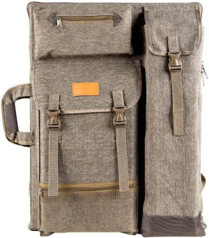 TRANSON Art Portfolio Case Artist Backpack Canvas Bag Large 26” x 19.5”