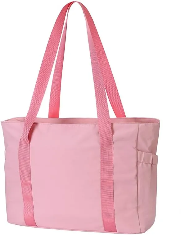 Travel Tote for Women - Gym, Laptop Shoulder, Overnight, Yoga Bag with Mat Buckle for Sports, Work