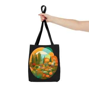 Tree Mendously Trendy Trees Landscape Print Tote Bag