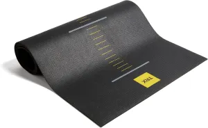 TRX Training Suspension-Training Mat, Nonslip Workout Mat, Gym Mat for Home Gym, Thick Exercise Mat for Training, Black, 72" x 24"