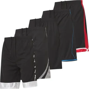 Ultra Performance 5 Pack Mens Shorts, Athletic Gym Shorts Workout Basketball Shorts for Men, SM - 5X