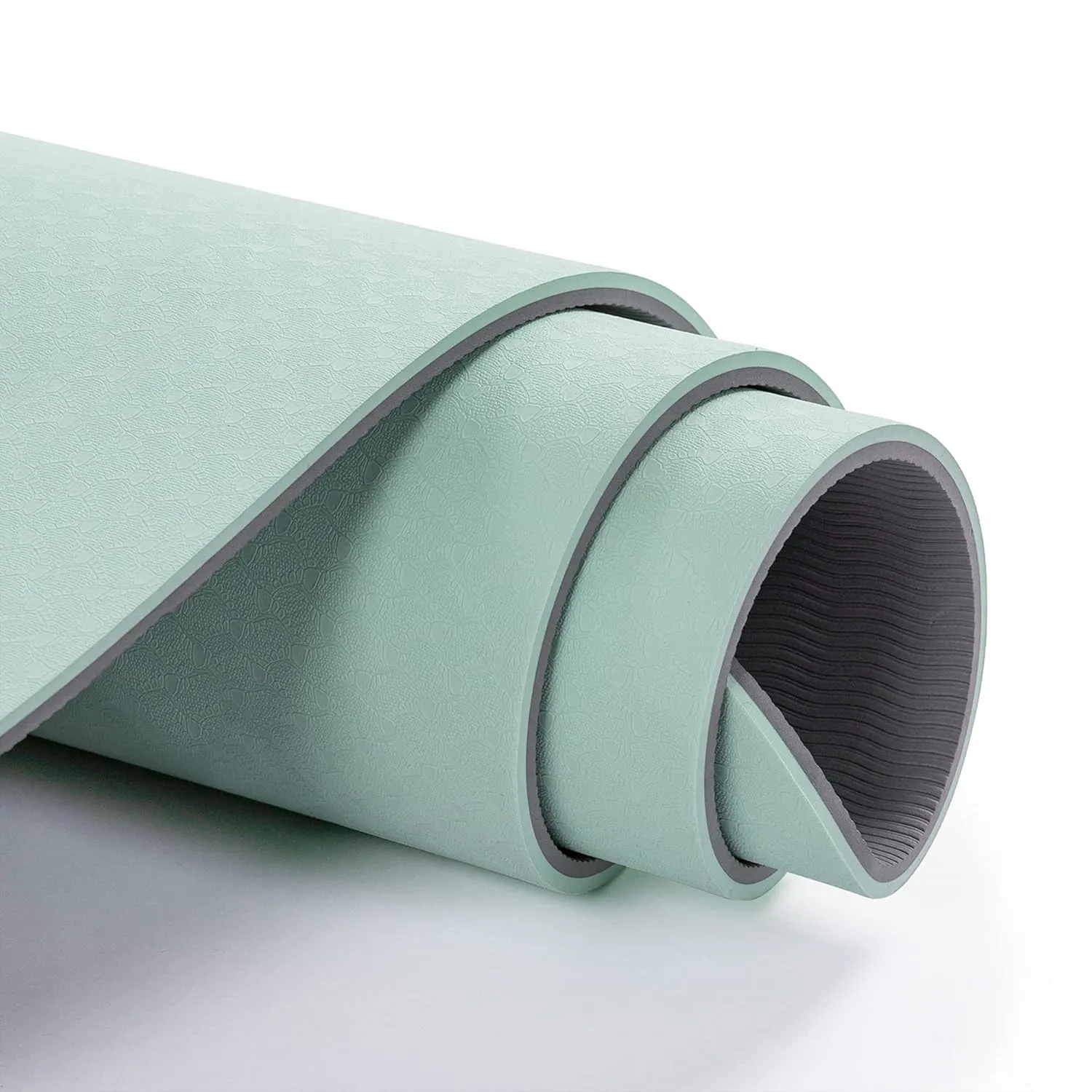 UMINEUX Yoga Mat Extra Thick 1/3'' Non Slip Yoga Mats for Women Eco Friendly TPE Fitness Exercise Mat with Carrying Sling & Storage Bag