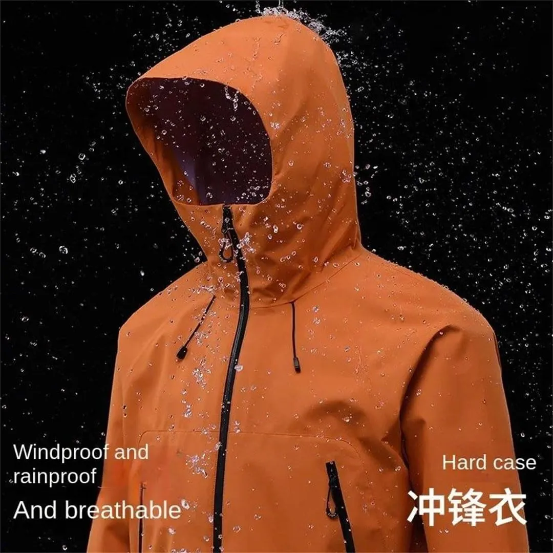 Unisex Hardshell Sports Jacket - Winter-Ready Outer Layer for Alpine Skiing