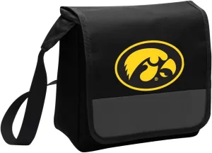 University of Iowa Lunch Bag Shoulder Iowa Hawkeyes Lunch Box