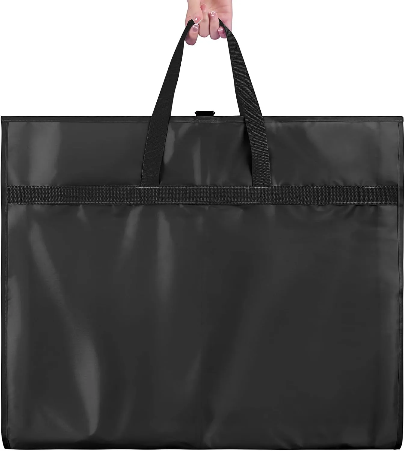 Univivi Dance Garment Bags for Dancers, 3" Gusseted Garment Bags for Dance Costumes with 5 Pockets, 40" Dance Garment Bag with Puppy Pattern for Dance Competitions and Travel, 3-Pack (Black)