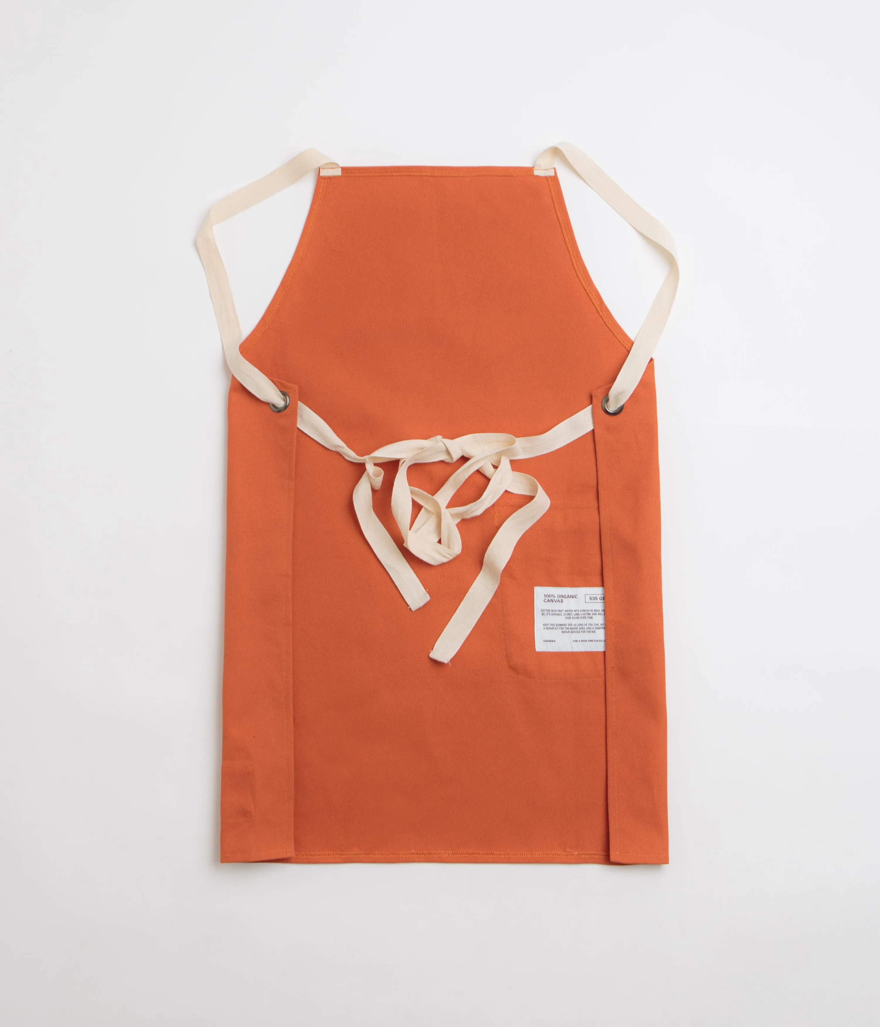 Uskees 9001 Canvas Tie-Back Apron - Gold