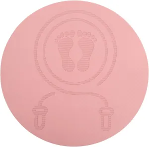 VICASKY Mute Fitness Mat Slip Tpe Jumping Ground Mat Shockproof Cushion for Indoor Exercises Sound Workout Rug for Home Fitness and Yoga