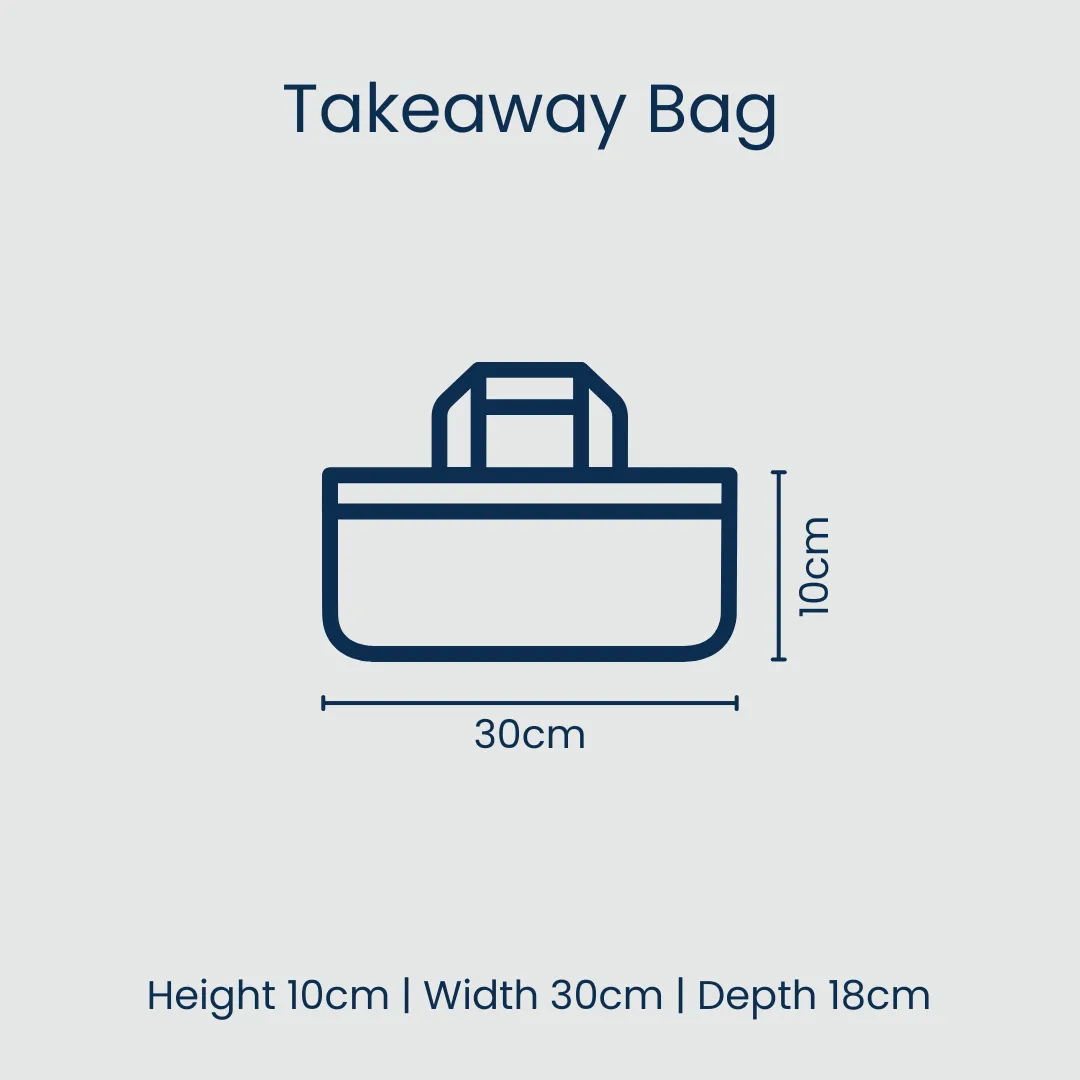 Violet Takeaway Bag