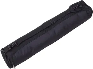 VOSAREA Canvas Yoga Mat Storage Pouch with Zipper Design Single Shoulder Bag for Easy Carrying for Gym Sports Travel Hiking and Camping